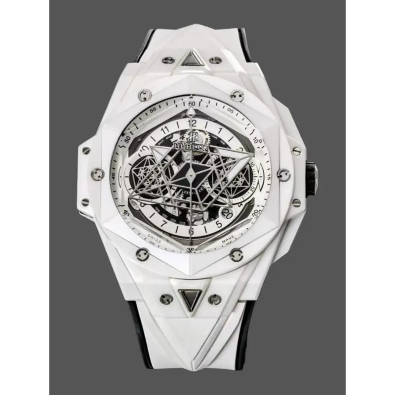 Hublot Big Bang Sang Bleu 418.HX.2001.RX.MXM21 Replica - Weisses Zifferblatt Keramik