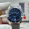 Breitling Superocean Heritage UB2010161C1A1 Replica - Blaues Zifferblatt Milanaise-Armband