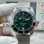 Breitling Superocean Heritage AB2010121L1A1 Replica - Gruenes Zifferblatt Milanaise-Armband