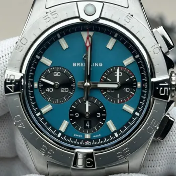 Breitling Chronomat B01 42 AB0147101C1A1 Replica - Eisblaues Zifferblatt Edelstahl