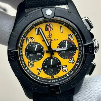 Breitling Avenger B01 Chronograph 44 Night Mission SB0147101I1X2 Replica - Gelbes Zifferblatt