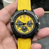 Breitling Avenger SB0147101I1X1 Replica - Gelbes Zifferblatt Geriffelte Luenette