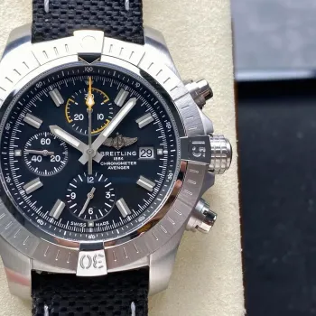 Breitling Avenger A13317101B1X1 Replica - Schwarzes Zifferblatt Edelstahl