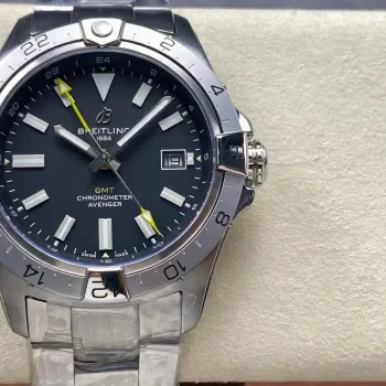 Breitling Avenger A32320101B1A1 Replica - Schwarzes Zifferblatt Geriffelte Luenette