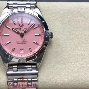 Breitling Chronomat Damen A77310101K1A1 Replica - Rosa Zifferblatt Geriffelte Luenette