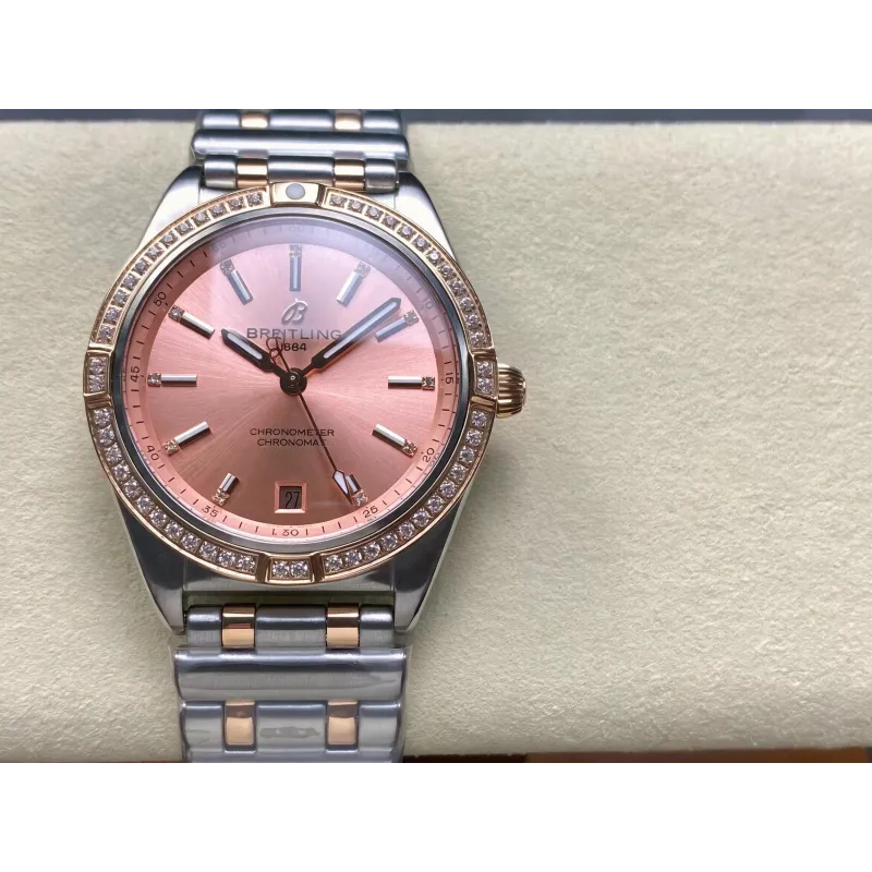 Breitling Chronomat Damen U10380591K1U1 Replica - Copper Geriffelte Luenette