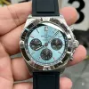 Breitling Chronomat PB0134101C1S1 Replica - Eisblaues Zifferblatt Geriffelte Luenette