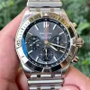 Breitling Chronomat EB0134101M1E1 Replica - Graues Zifferblatt Geriffelte Luenette