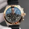 Breitling Chronomat UB0134101B1S1 Replica - Graues Zifferblatt Geriffelte Luenette