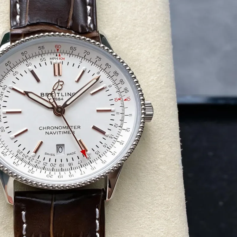 Breitling Navitimer Automatic 41 A17326211G1P1 Replica - Weisses Zifferblatt Edelstahl