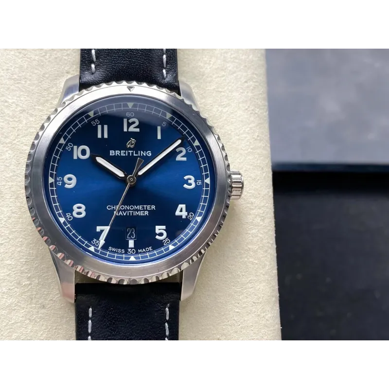 Breitling Navitimer 8 Automatic 41 A17314101C1X2 Replica - Blaues Zifferblatt Edelstahl