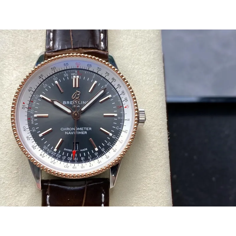 Breitling Navitimer U17326211M1P1 Replica - Graues Zifferblatt Bicolor