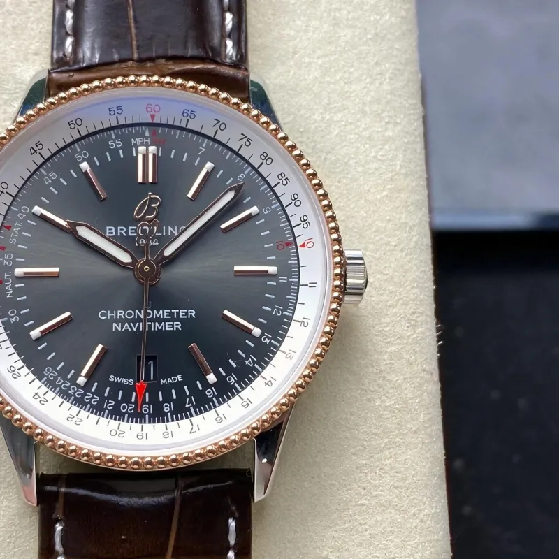 Breitling Navitimer U17326211M1P1 Replica - Graues Zifferblatt Bicolor