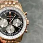 Breitling Navitimer RB0138211B1R1 Replica - Schwarzes Zifferblatt Geriffelte Luenette