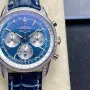 Breitling Navitimer AB0139631C1P1 Replica - Blaues Zifferblatt Geriffelte Luenette