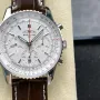 Breitling Navitimer AB0139211G1P1 Replica - Silbernes Zifferblatt Geriffelte Luenette