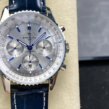 Breitling Navitimer AB0139A71G1P1 Replica - Weisses Zifferblatt Geriffelte Luenette