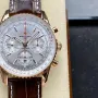 Breitling Navitimer RB0139211G1P1 Replica - Silbernes Zifferblatt Geriffelte Luenette