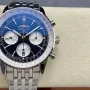 Breitling Navitimer AB0138211B1A1 Replica - Schwarzes Zifferblatt Geriffelte Luenette