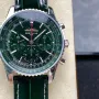 Breitling Navitimer AB01382B1L1P1 Replica - Gruenes Zifferblatt Geriffelte Luenette