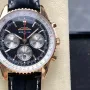 Breitling Navitimer RB0138211B1P1 Replica - Schwarzes Zifferblatt Geriffelte Luenette