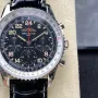 Breitling Navitimer PB02301A1B1P1 Replica - Schwarzes Zifferblatt Geriffelte Luenette