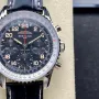 Breitling Navitimer PB02301A1B1P1 Replica - Schwarzes Zifferblatt Geriffelte Luenette