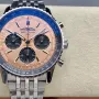 Breitling Navitimer AB0138241K1A1 Replica - Copper Geriffelte Luenette