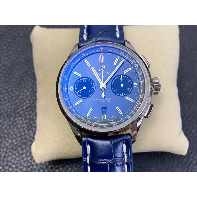 Breitling Premier AB0118A61C1P1 Replica - Blaues Zifferblatt Edelstahl
