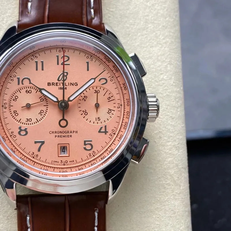 Breitling Premier B01 Chronograph 42 AB0145331K1P2 Replica - Copper Edelstahl