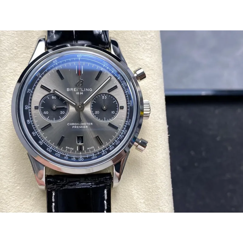 Breitling Premier AB0118221B1P1 Replica - Anthracite Edelstahl