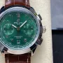 Breitling Premier B01 Chronograph 42 AB0145371L1P1 Replica - Gruenes Zifferblatt Edelstahl