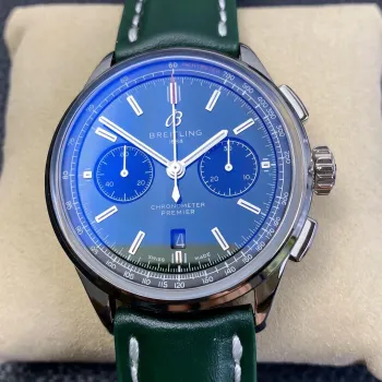 Breitling Premier AB0118221L1P2 Replica - Gruenes Zifferblatt Edelstahl