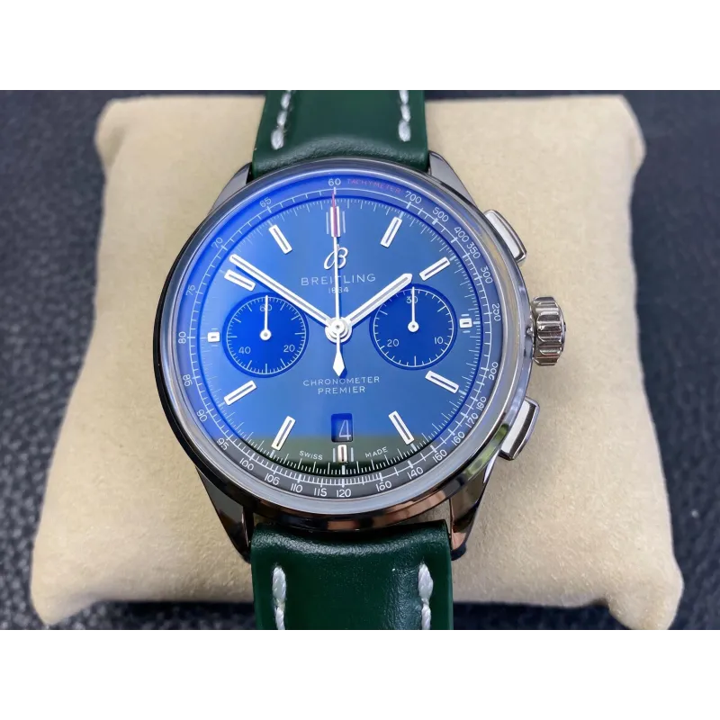 Breitling Premier AB0118221L1P2 Replica - Gruenes Zifferblatt Edelstahl
