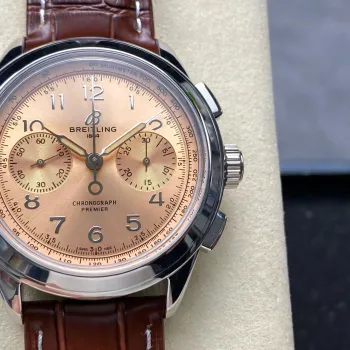 Breitling Premier B09 Chronograph 40 Champagne AB0930F51H1P1 Replica - Champagner Zifferblatt