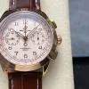 Breitling Premier B09 Chronograph 40 Rose Gold RB0930371G1P1 Replica - Silbernes Zifferblatt