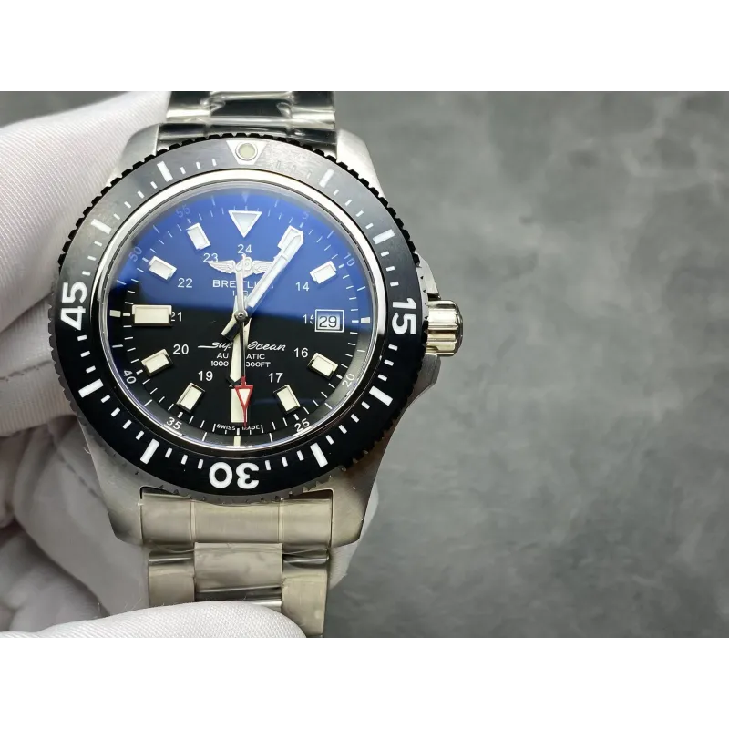 Breitling Superocean 44 Special Y1739310/BF45-162A Replica - Schwarzes Zifferblatt Edelstahl