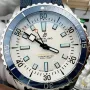 Breitling Superocean A17375E71G1S1 Replica - Silbernes Zifferblatt Geriffelte Luenette