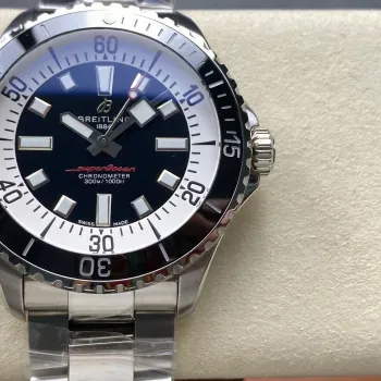 Breitling Superocean A17376211B1A1 Replica - Schwarzes Zifferblatt Edelstahl