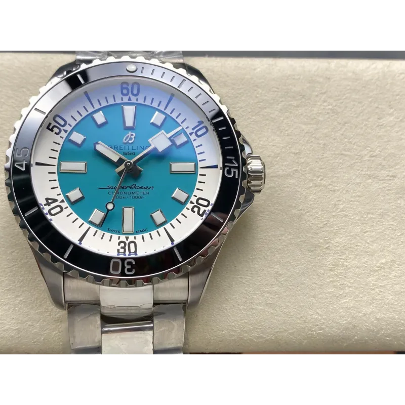 Breitling Superocean Automatic 44 A17376211L2A1 Replica - Blaues Zifferblatt Edelstahl