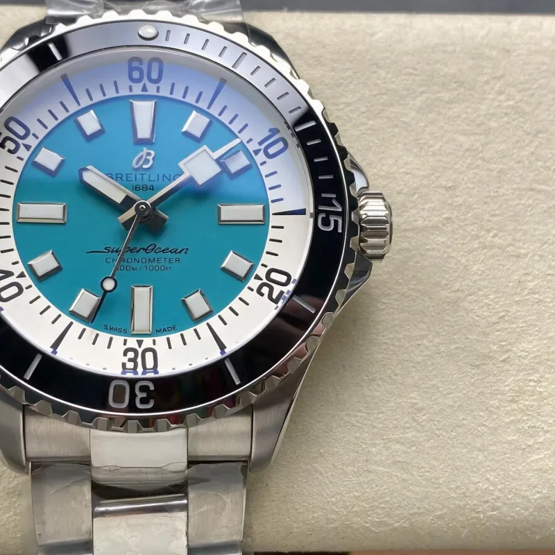 Breitling Superocean Automatic 44 A17376211L2A1 Replica - Blaues Zifferblatt Edelstahl