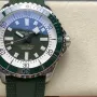 Breitling Superocean 42 A17375A31L1S1 Replica - Gruenes Zifferblatt Kautschukarmband