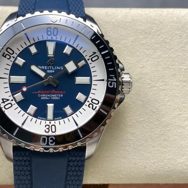 Breitling Superocean 42 A17376211C1S1 Replica - Blaues Zifferblatt Edelstahl