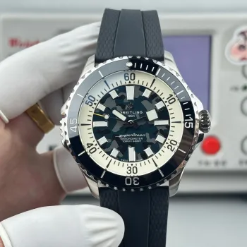 Breitling Superocean E10379351B1S1 Replica - Blaues Zifferblatt Kautschukarmband