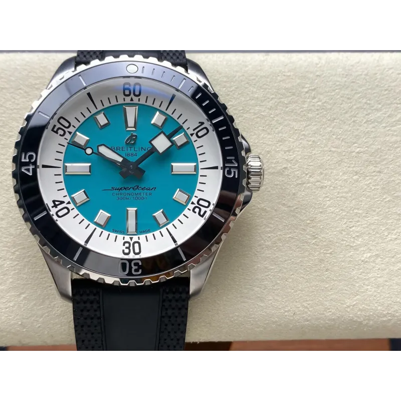 Breitling Superocean 42 A17376211L2S1 Replica - Blaues Zifferblatt Edelstahl