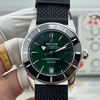 Breitling Superocean Heritage AB2010121L1S1 Replica - Gruenes Zifferblatt Kautschukarmband