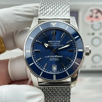 Breitling Superocean Heritage Style AB2010161C1A1 Replica - Blaues Zifferblatt Milanaise-Armband