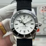 Breitling Superocean Heritage AB201012 Replica - Silbernes Zifferblatt Milanaise-Armband