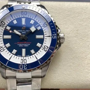 Breitling Superocean A17375E71C1A1 Replica - Blaues Zifferblatt Edelstahl