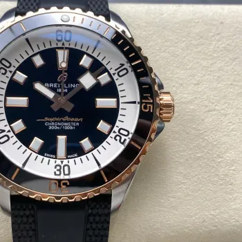 Breitling Superocean Automatic 42 U17375211B1S1 Replica - Schwarzes Zifferblatt Bicolor